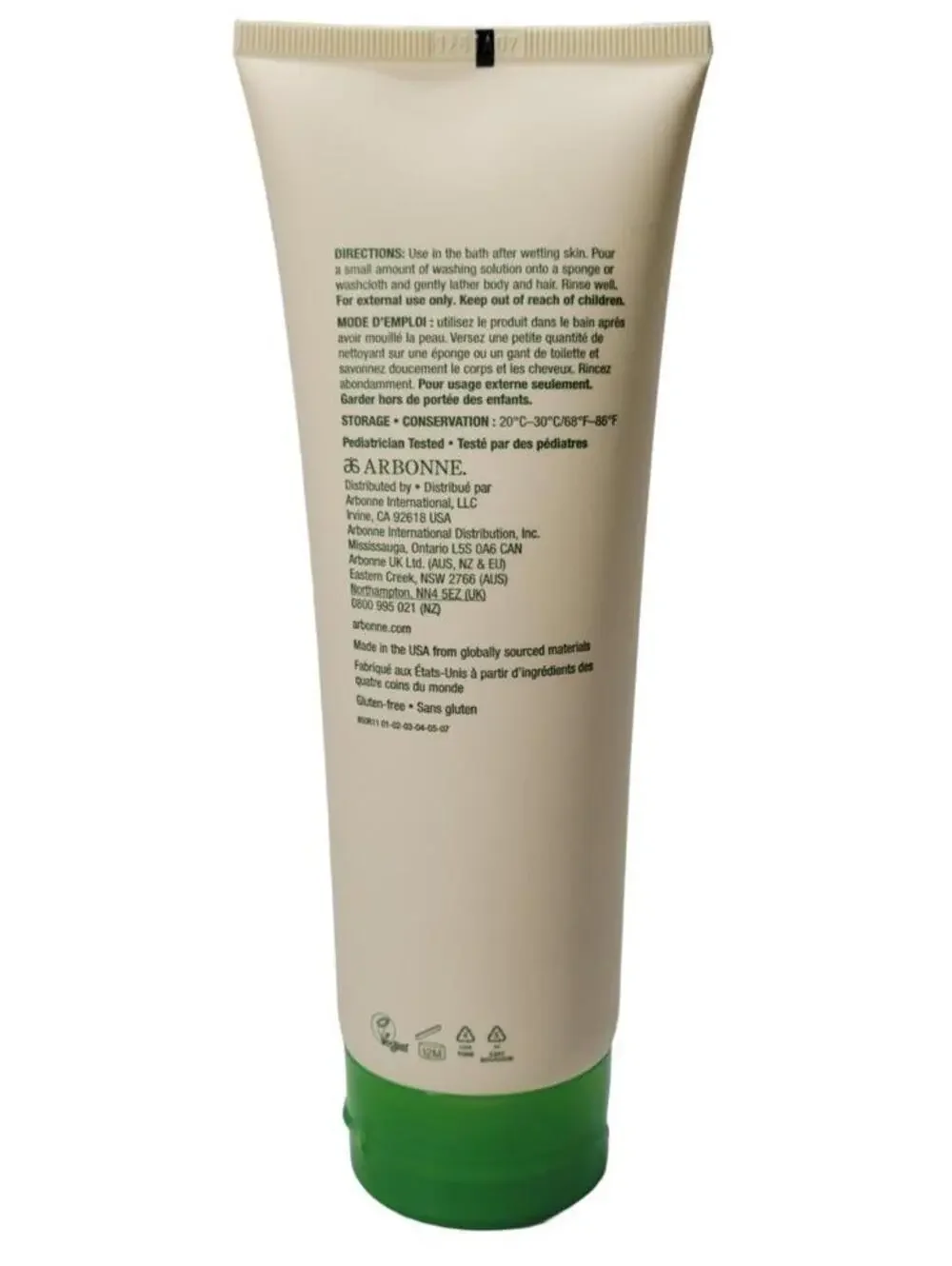 ABC ARBONNE BABY CARE Hair & Body Wash 8oz VEGAN New UNSEALED